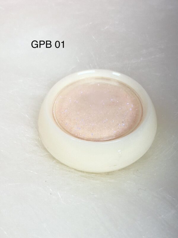 Glitter pote branco