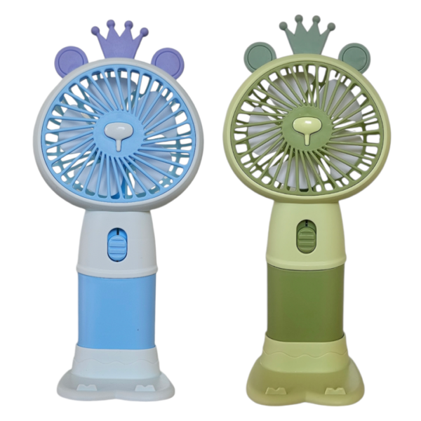 Mini Ventilador Cílios Coroa Bateria