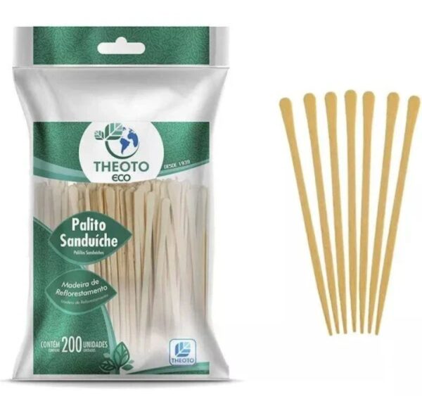 Palito Fino Depilação Theoto 200un
