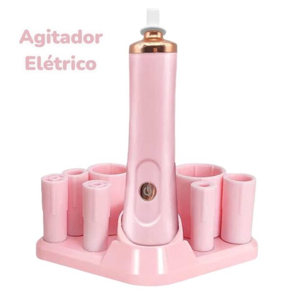 Misturador Agitador Elétrico Cola De Cílios, Pigmento e Esmalte