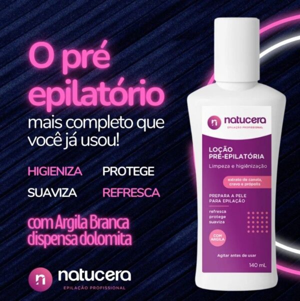 Loção Pré Epilatória - Natucera