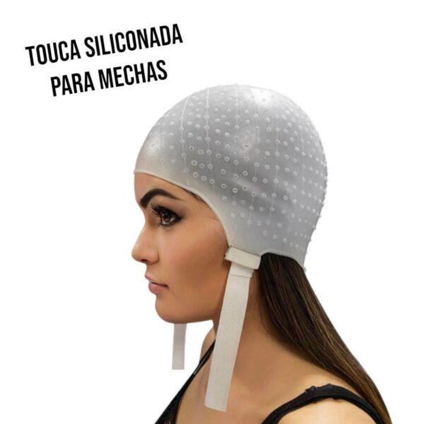 Touca Silicone Classic Branca Dompel