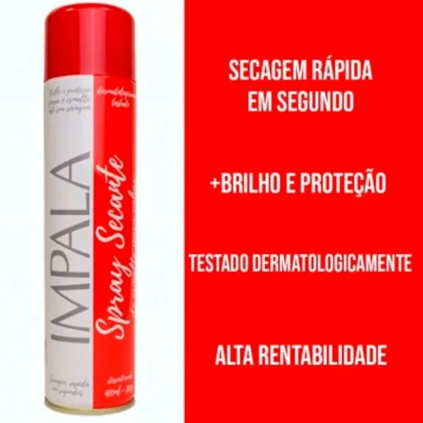 SECANTE DE ESMALTE SPRAY 400ml - Impala