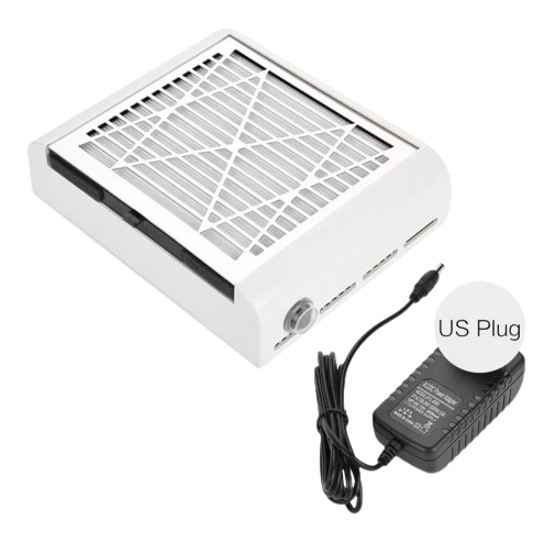 Aspirador de Pó Tipo Grelha para Unhas 40W Bivolt - Fan Nails
