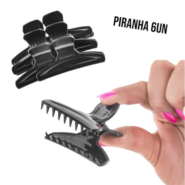 Kit Piranha 6UN Preta Dompel