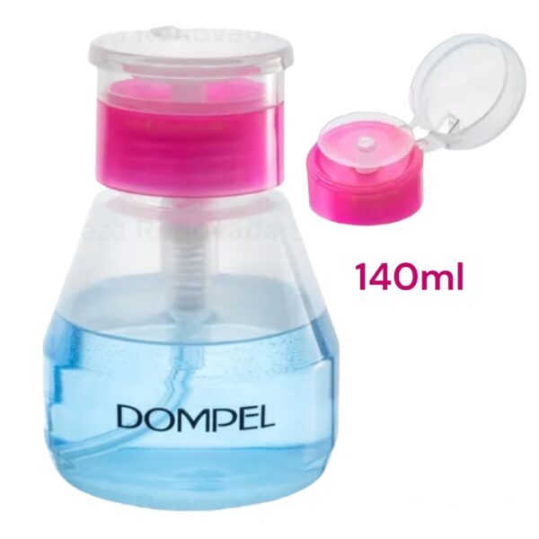 Porta Acetona Manicure e Pedicure 140ml Dompel