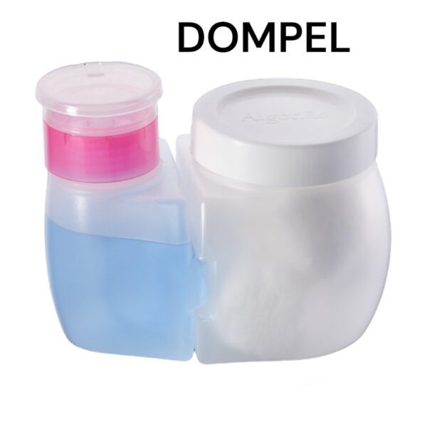 Porta Acetona com Algodão 120ml
