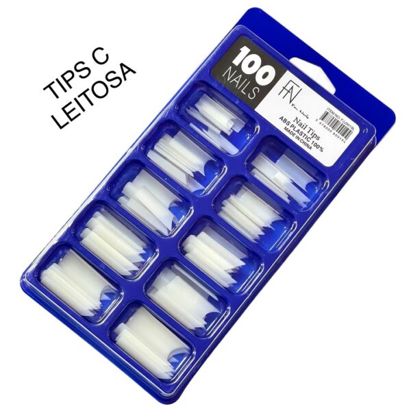 Tips C Leitosa FNNails 100UN