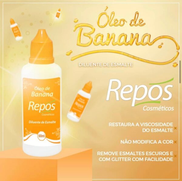 Óleo de Banana Repos - Diluidor de Esmalte 60ml