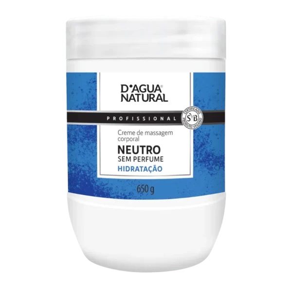 Creme de Massagem D’água Natural