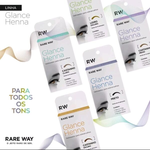 Henna para Sobrancelha Glance Rare Way 3,5g