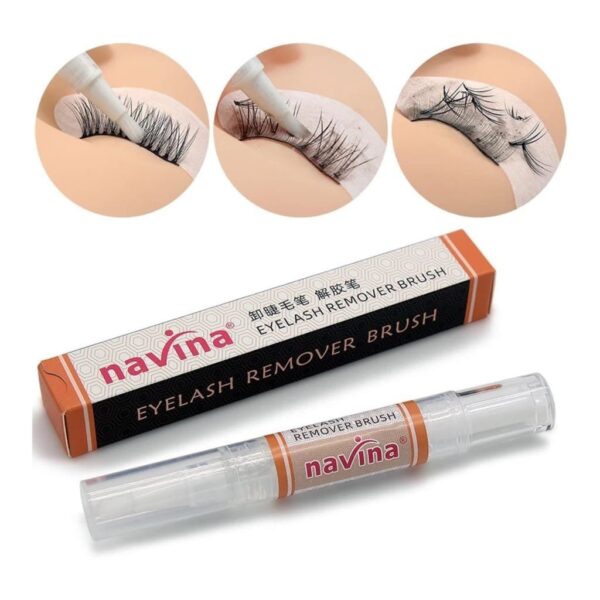 Removedor de cola de cílios Navina Caneta 10ml