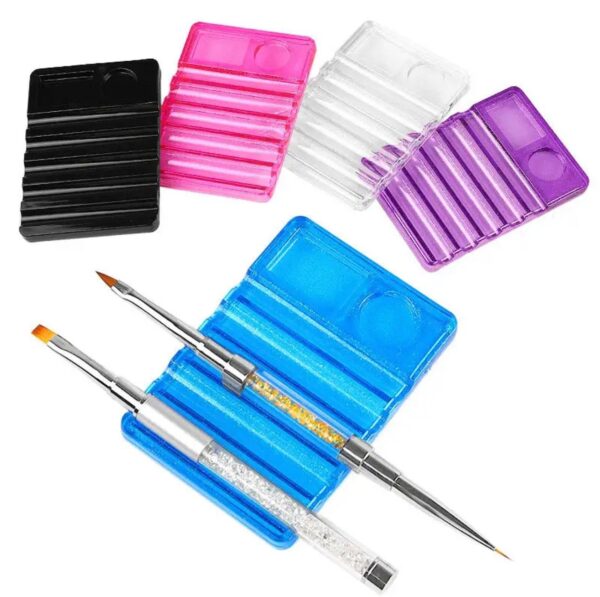 Porta pincel unhas quadrado