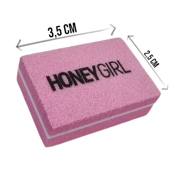 Mini Lixa Bloco Polidora - Honey Girl