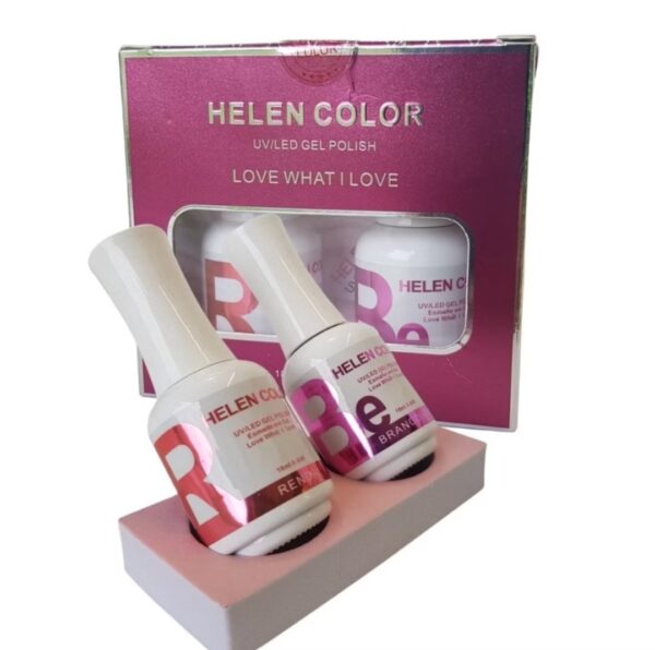Kit Francesinha Helen Color 18ml Branco e Renda