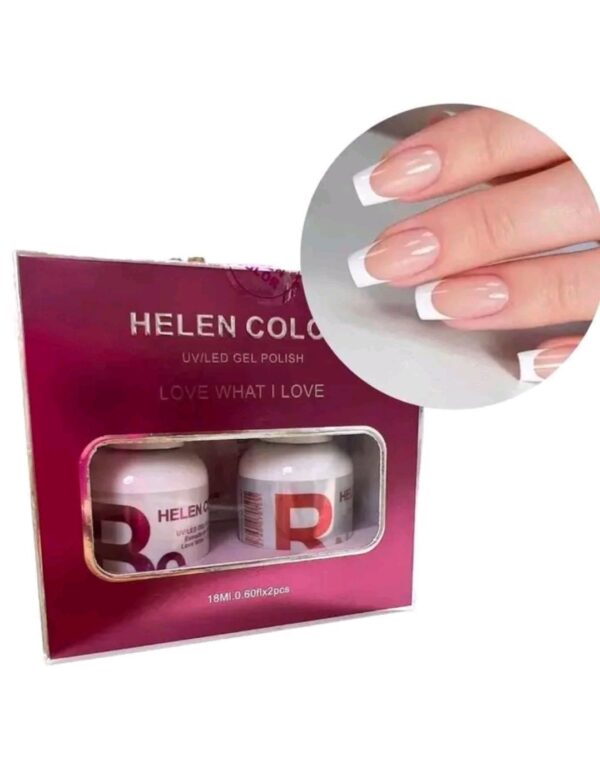 Kit Francesinha Helen Color 18ml Branco e Renda - Image 2