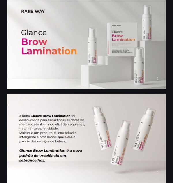 Kit Brow Lamination Glance Rare Way